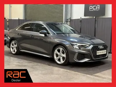 Used Audi A3 S-Line 150 HP (110 kW) 2021 Grey Sedan