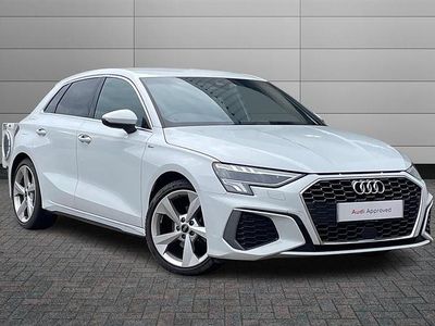 Used Audi A3 S-Line 150 HP (110 kW) 2023 White Sedan