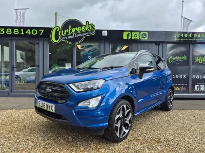 Used Ford Ecosport ST-Line 140 HP (102 kW) 2018 Blue SUV
