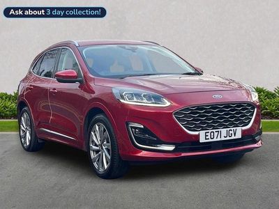 Red Used 2021 Ford Kuga Vignale SUV | £18,950 (Expensive)