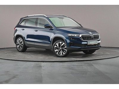 Used Skoda Karoq SE L 110 HP (80 kW) 2022 Petrol blue metallic SUV