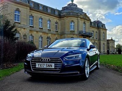 Used Audi A5 S-Line 190 HP (139 kW) 2017 Blue Coupe