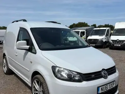 Used VW Caddy 102 HP (75 kW) 2011 White MPV