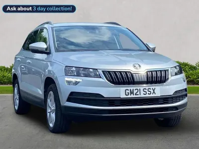 Used Skoda Karoq SE 110 HP (80 kW) 2021 Silver SUV