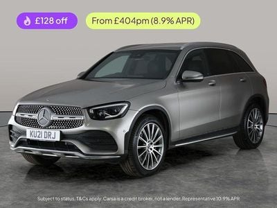 Silver Used 2021 Mercedes GLC220 AMG line SUV | £24,896 (Fair price)