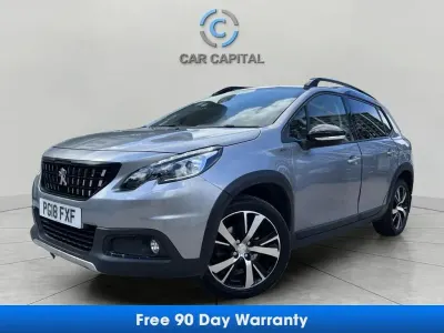 Used Peugeot 2008 GT-line 110 HP (80 kW) 2018 Grey SUV