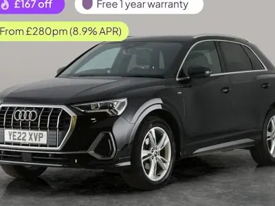 Used Audi Q3 S-Line 150 HP (110 kW) 2022 Black SUV
