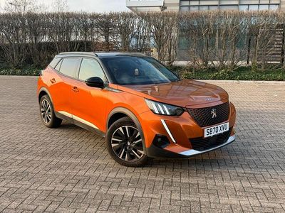 Used Peugeot e-2008 GT-line 100 kW (136 HP) 2021 Orange SUV