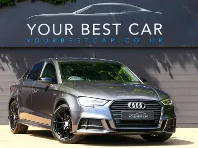 Used Audi A3 Black Edition 150 HP (110 kW) 2017 Grey Sedan
