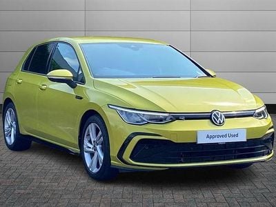 Used VW Golf VII R-line 150 HP (110 kW) 2020 Yellow Hatchback