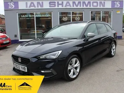 Used Seat Leon FR 150 HP (110 kW) 2022 Blue Estate