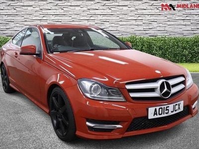 Used Mercedes C220 Sport Edition 2015 Red Coupe