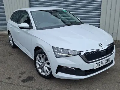 Used Skoda Scala SE L 115 HP (84 kW) 2020 White Hatchback