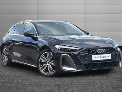 Used Audi A5 S-Line 148 HP (108 kW) 2025 Firmament blue Estate