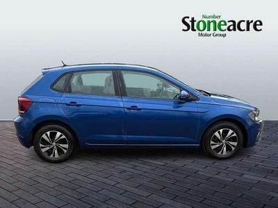 Used VW Polo SE 95 HP (69 kW) 2019 Blue Hatchback