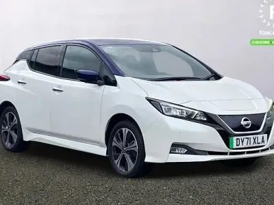 Used Nissan Leaf Tekna 160 kW (218 HP) 2021 White Hatchback