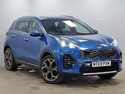 Used Kia Sportage GT-Line 130 HP (95 kW) 2019 Blue SUV