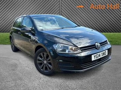 Begagnad VW Golf VII SE 2014 Svart Halvkombi