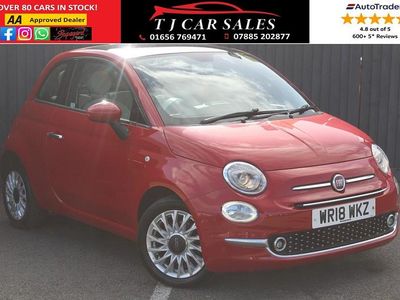 Used Fiat 500 Lounge 69 HP (50 kW) 2018 Red Hatchback