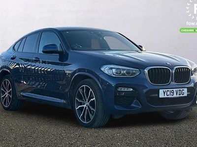 Used BMW X4 M Sport 190 HP (139 kW) 2019 Blue SUV