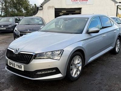Used Skoda Superb SE Technology 150 HP (110 kW) 2020 Silver Hatchback