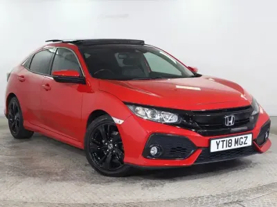 Used Honda Civic EX 126 HP (92 kW) 2018 Red Hatchback