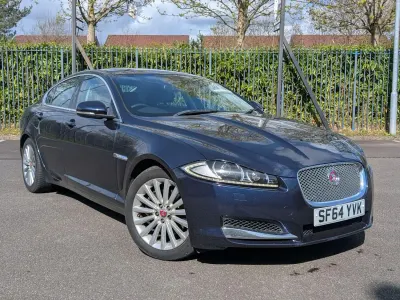 Gebraucht Jaguar XF Luxury 2014 Blau Limousine