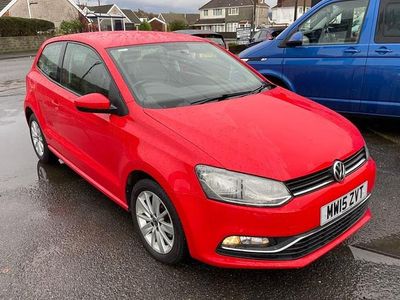 Red Used 2015 VW Polo SE Hatchback | £6,750 (Fair price)