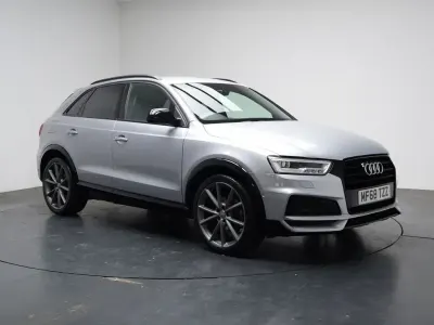 Used Audi Q3 Black Edition 150 HP (110 kW) 2018 Silver SUV