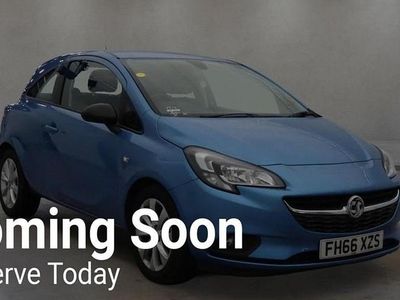 Used Vauxhall Corsa 75 HP (55 kW) 2017 Blue Hatchback