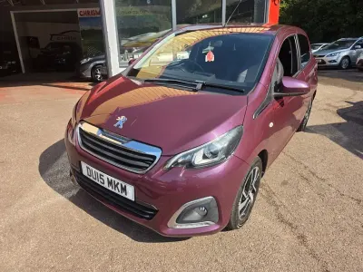 Used Peugeot 108 Allure 82 HP (60 kW) 2015 Purple Hatchback