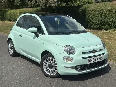 Used Fiat 500 Lounge 69 HP (50 kW) 2015 Green Hatchback