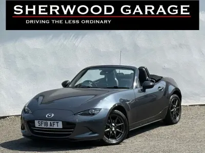 Used Mazda MX5 Inclusive 160 HP (117 kW) 2018 Meteor grey Cabriolet