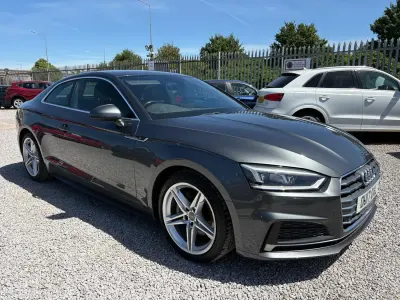 Used Audi A5 S-Line 190 HP (139 kW) 2017 Grey Coupe