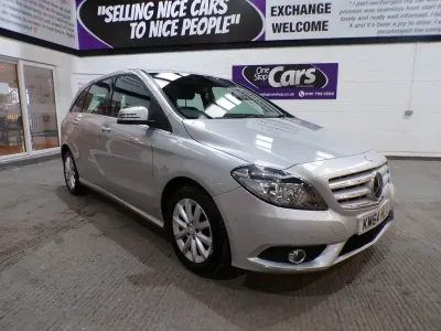 Begagnad Mercedes B180 SE 109 HK (80 kW) 2014 Silver Minibuss