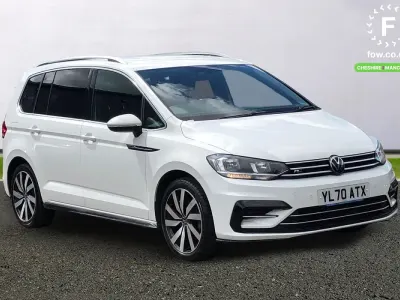 Used VW Touran R-line 150 HP (110 kW) 2021 White MPV