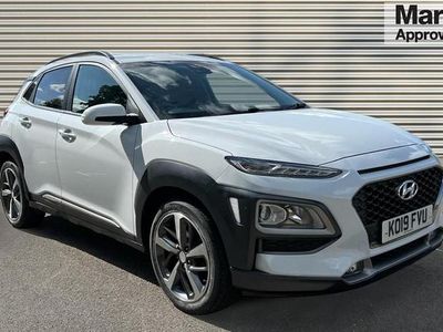 White Used 2019 Hyundai Kona Premium SUV | £10,795 (Fair price)