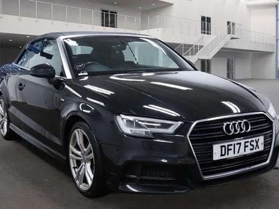 Used Audi A3 Cabriolet S-Line 150 HP (110 kW) 2017 Black Cabriolet