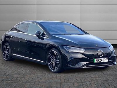 Obsidian black Used 2024 Mercedes EQE300 Exclusive Luxury Sedan | £41,795 (Fair price)