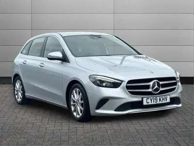 Used Mercedes B180 Executive 134 HP (98 kW) 2019 Iridium silver Hatchback