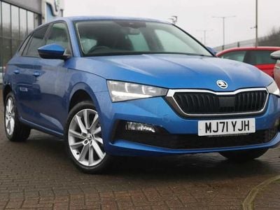 Used Skoda Scala SE L 108 HP (79 kW) 2021 Blue Hatchback