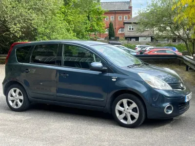 Begagnad Nissan Note N-TEC 110 HK (80 kW) 2013 Blå Halvkombi