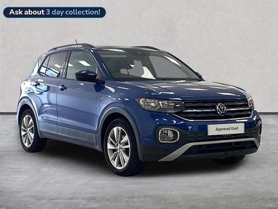 Used VW T-Cross Active 110 HP (80 kW) 2022 Blue SUV