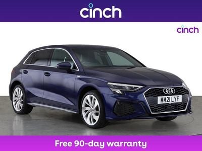 Blue Used 2021 Audi A3 e-tron S-Line Hatchback | £17,999 (Fair price)