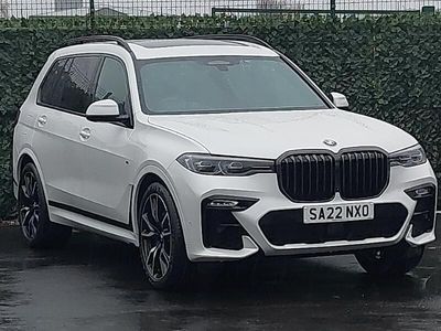White Used 2022 BMW X7 M Sport SUV | £61,998 (Good price)