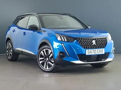 Used Peugeot 2008 GT-line 129 HP (94 kW) 2020 Blue SUV