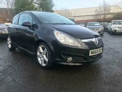 Used Vauxhall Corsa SRi 100 HP (73 kW) 2010 Black Hatchback