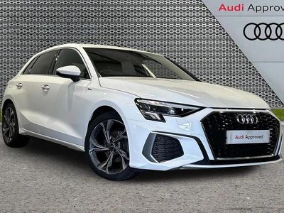 Used Audi A3 S-Line 147 HP (108 kW) 2023 White Sedan