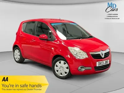 Used Vauxhall Agila S 68 HP (50 kW) 2013 Red MPV