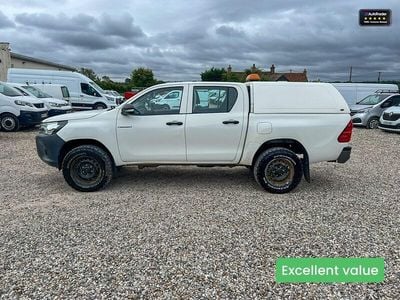 White Used 2017 Toyota HiLux Active Pickup | £12,494 (Fair price)